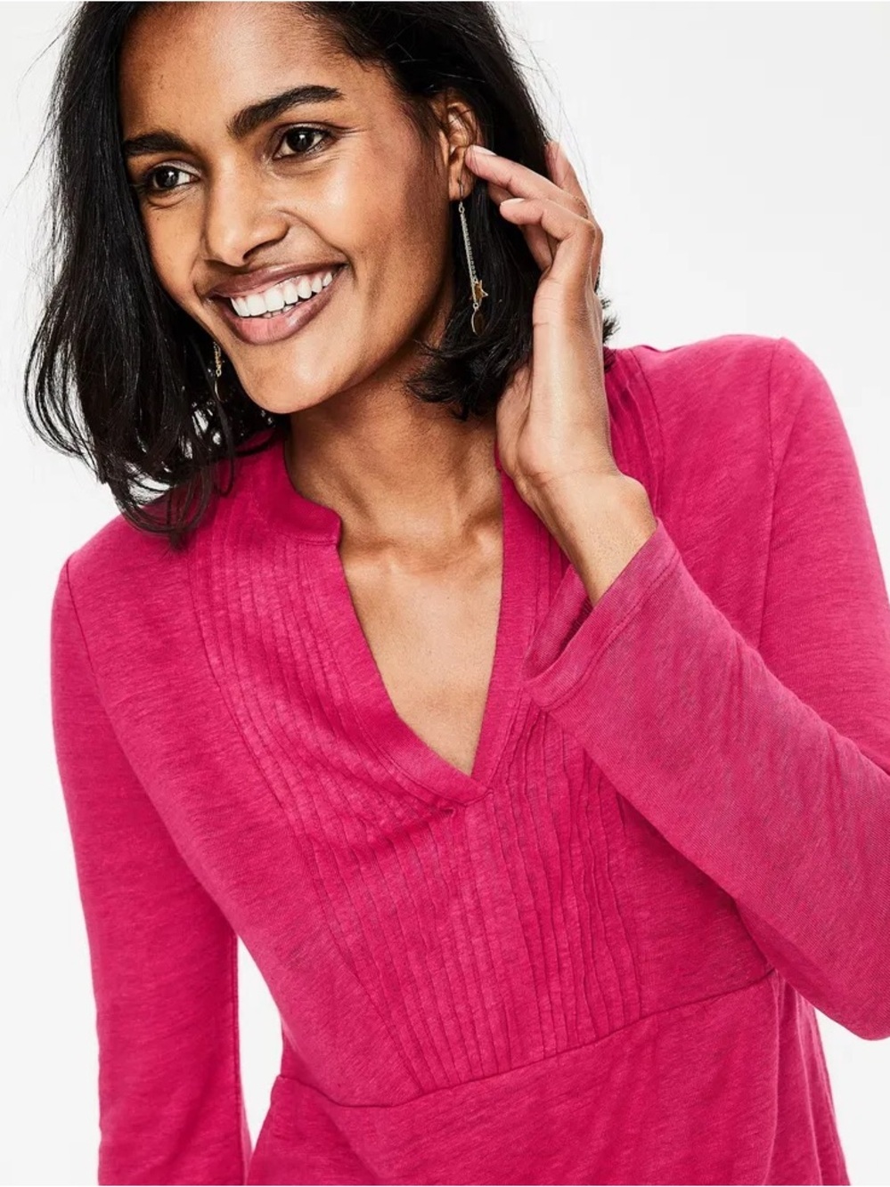 Women’s XS Boden Pink Long Sleeve Top